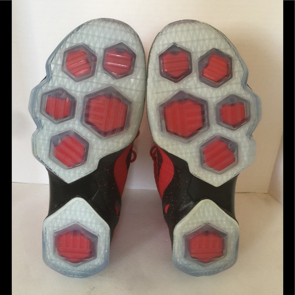 NWOB NIKE LEBRON XIII ELITE RED-BLACK MEN’S SZ 14 - Picture 6 of 8